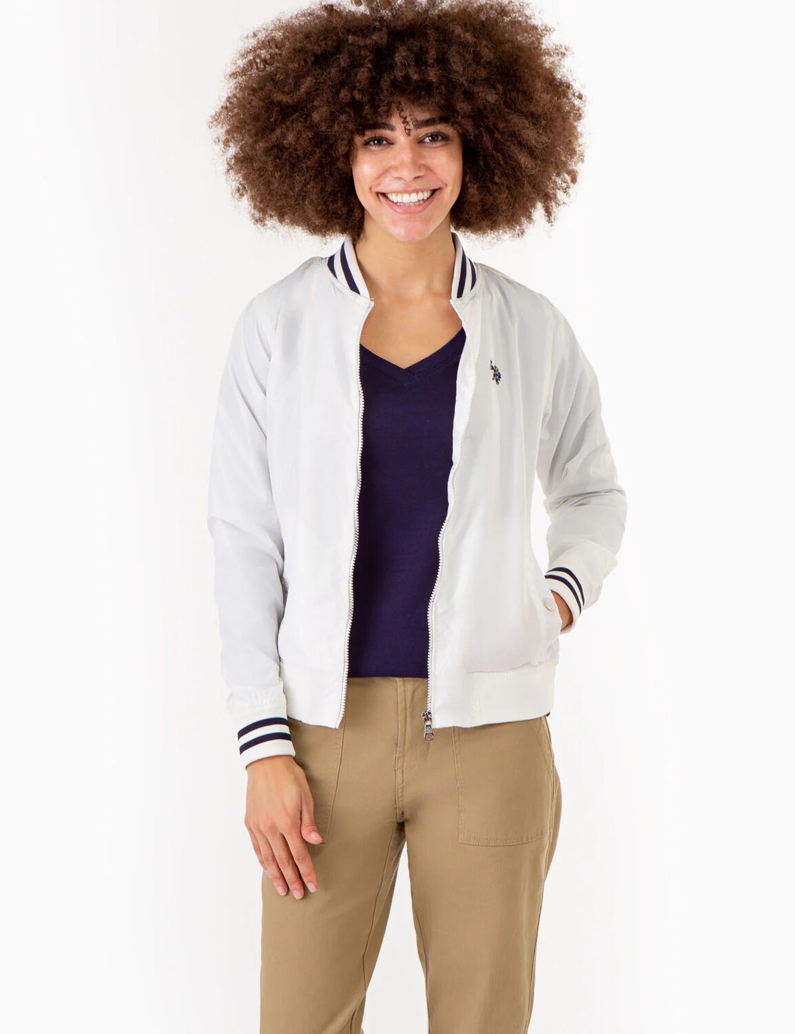 Куртка-бомбер U.S. Polo Assn. Solid, белый
Куртка-бомбер U.S. Polo Assn. Solid, белый