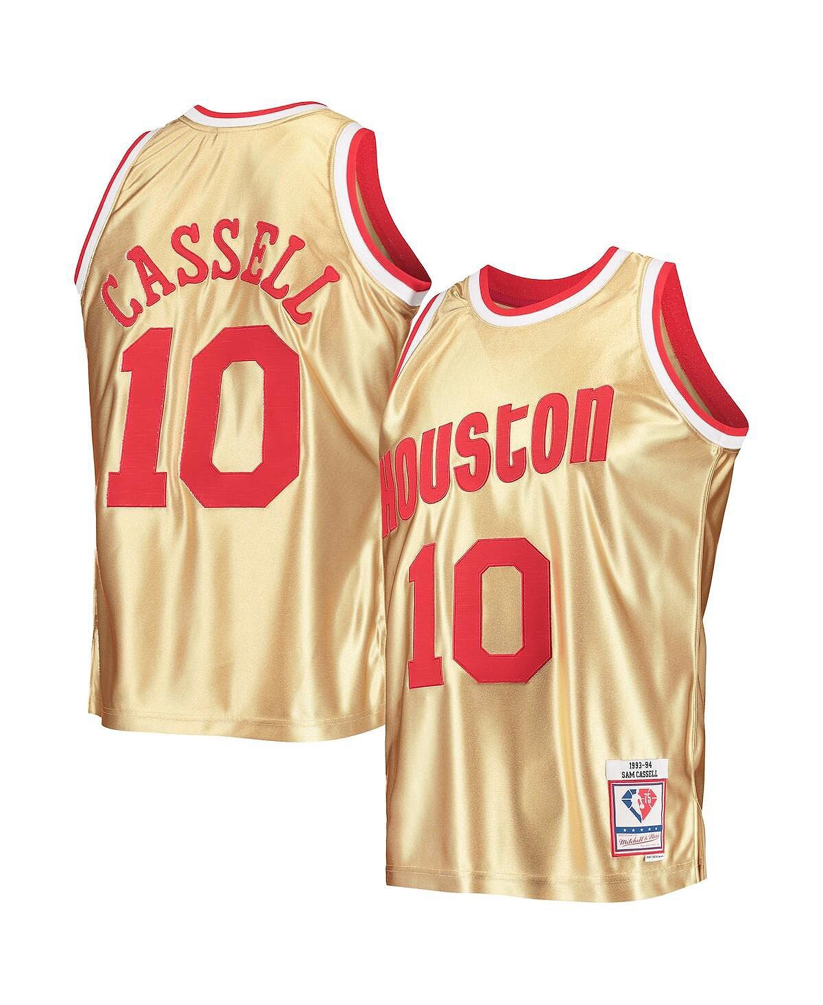Мужская футболка sam cassell gold houston rockets 75th anniversary 1993-94 hardwood classics swingman jersey Mitchell & Ness
Мужская футболка sam cassell gold houston rockets 75th anniversary 1993-94 hardwood classics swingman jersey Mitchell & Ness