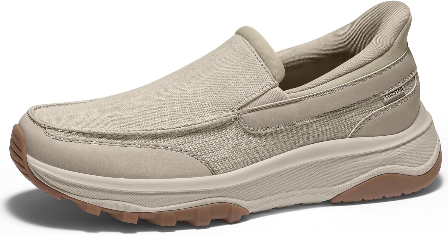 Кросстар мужские слипоны ортопедические для ходьбы с поддержкой свода стопы, повседневные текстильные туфли Coostar, хаки
Кросстар мужские слипоны ортопедические для ходьбы с поддержкой свода стопы, повседневные текстильные туфли Coostar, хаки