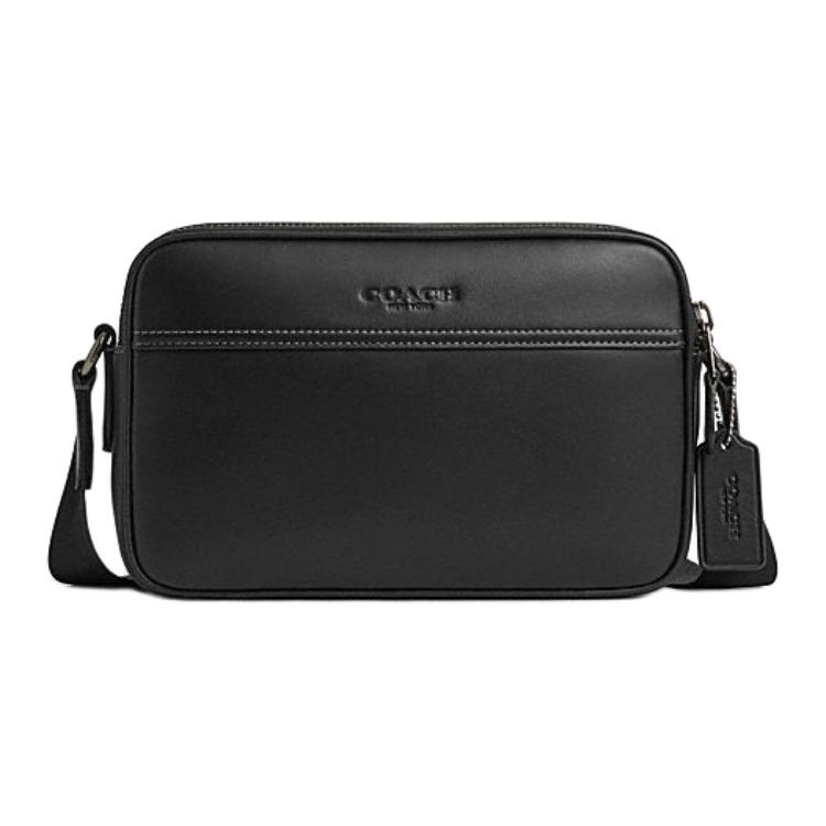 COACH Кожаная наплечная сумка Грэм Коу среднего размера черная мужская
COACH Кожаная наплечная сумка Грэм Коу среднего размера черная мужская