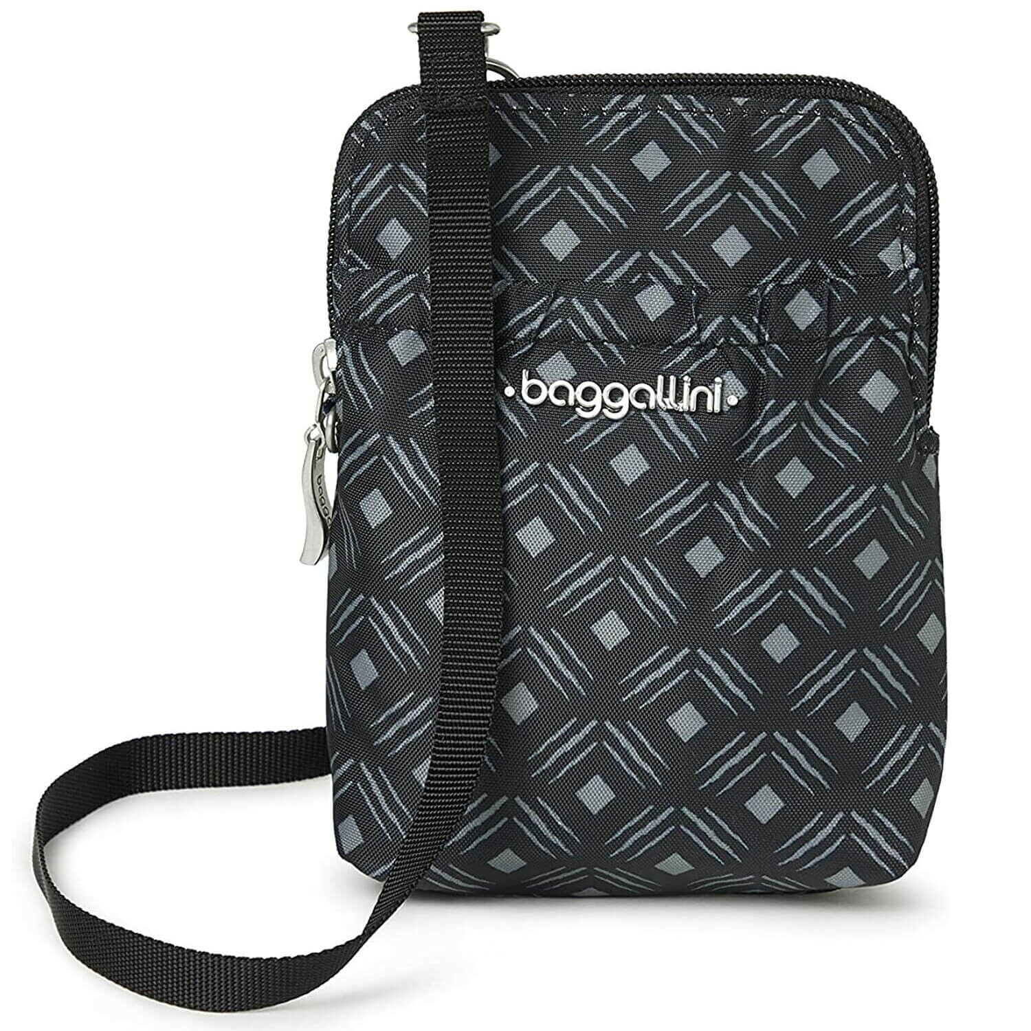 Сумка через плечо Baggallini Bryant Pouch, черный/серый 
Сумка через плечо Baggallini Bryant Pouch, черный/серый