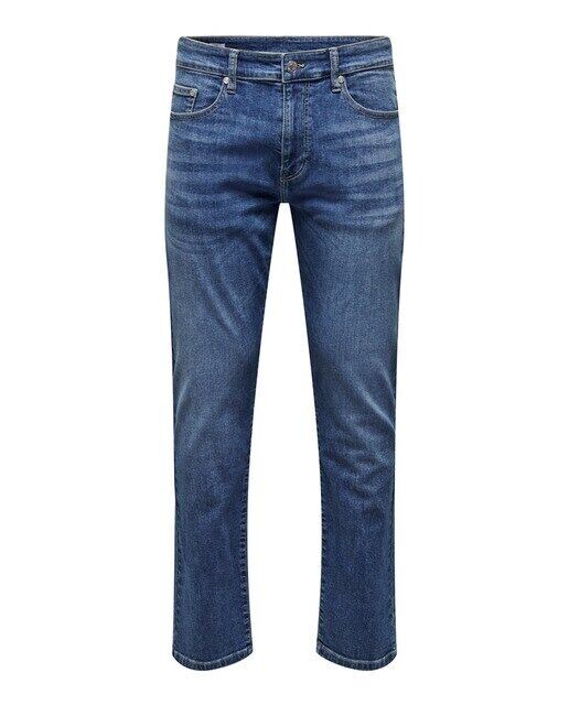 Мужские джинсы обычного кроя Only & Sons, индиго
Мужские джинсы обычного кроя Only & Sons, индиго