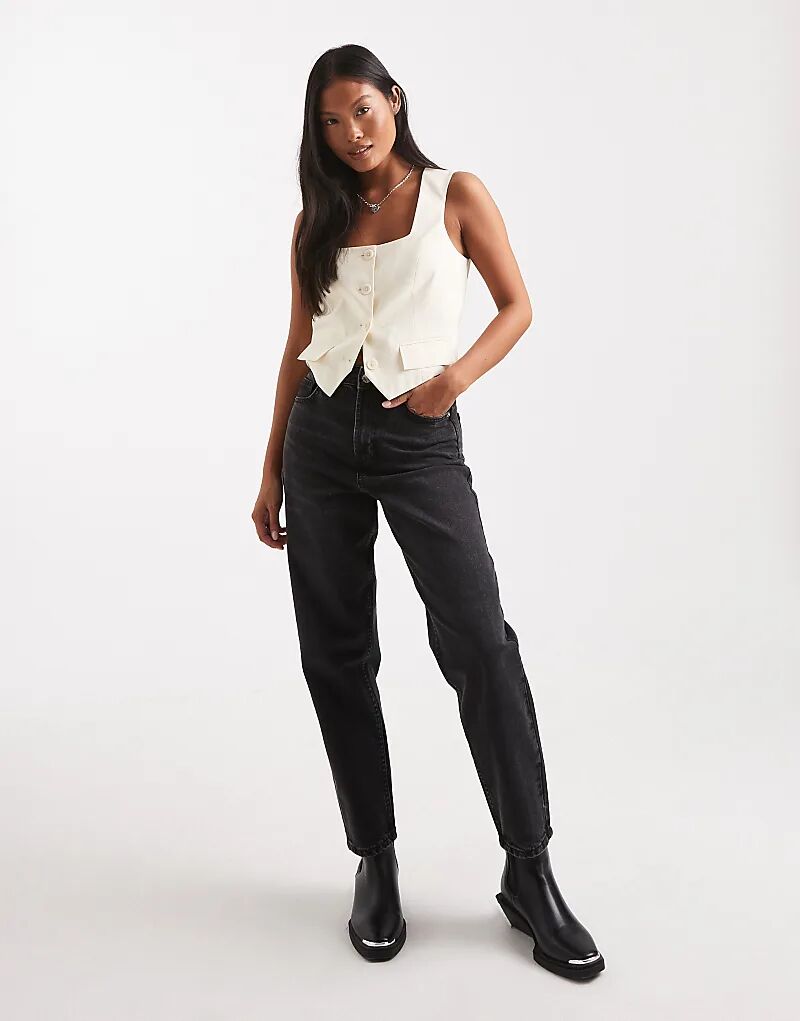Джинсы Miss Selfridge Petite mom в черном цвете
Джинсы Miss Selfridge Petite mom в черном цвете