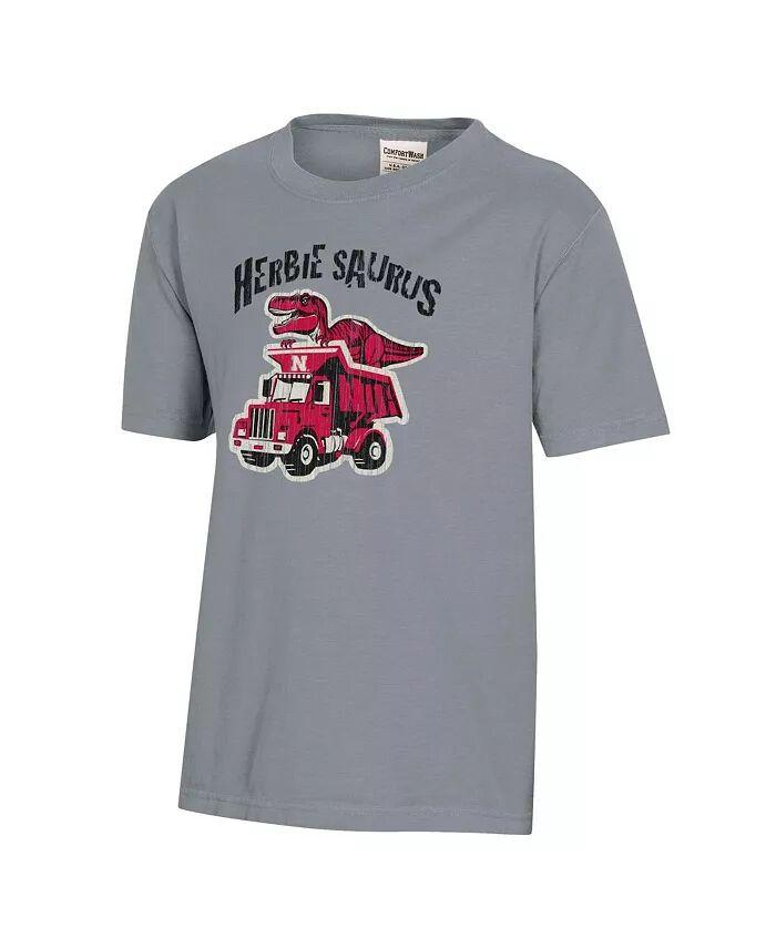 Футболка с изображением грузовика Dino от Nebraska Huskers для больших мальчиков и девочек Comfortwash
Футболка с изображением грузовика Dino от Nebraska Huskers для больших мальчиков и девочек Comfortwash