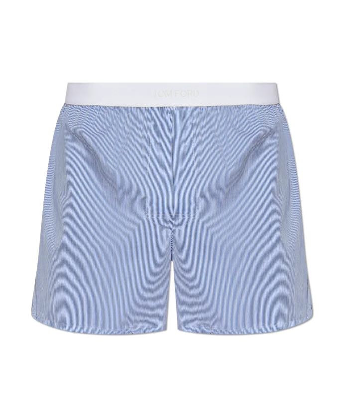 Боксерские шорты в полоску Tom Ford, синий
Боксерские шорты в полоску Tom Ford, синий
