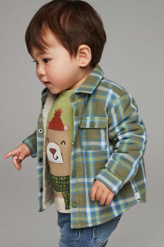 Хлопковая детская рубашка Mayoral, зеленый
Хлопковая детская рубашка Mayoral, зеленый