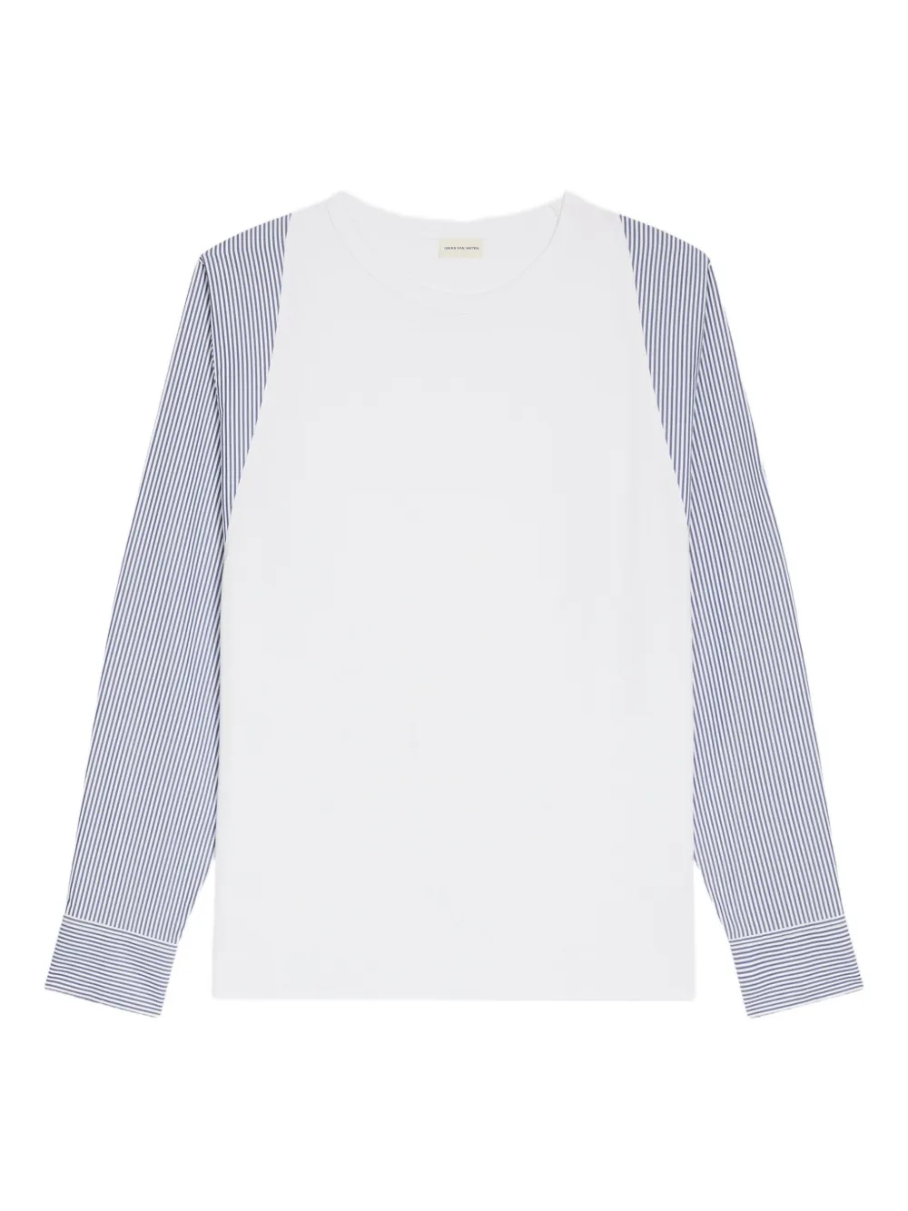 Футболка с контрастными рукавами DRIES VAN NOTEN, белый 
Футболка с контрастными рукавами DRIES VAN NOTEN, белый