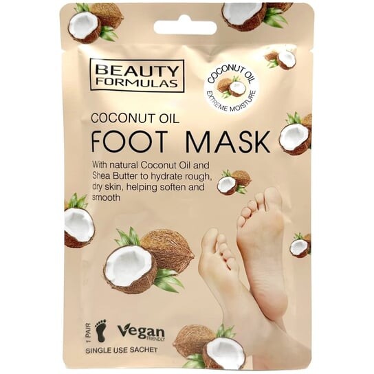 Смягчающая маска для ног, кокосовое масло, 1 пара Beauty Formulas, Foot Mask
Смягчающая маска для ног, кокосовое масло, 1 пара Beauty Formulas, Foot Mask