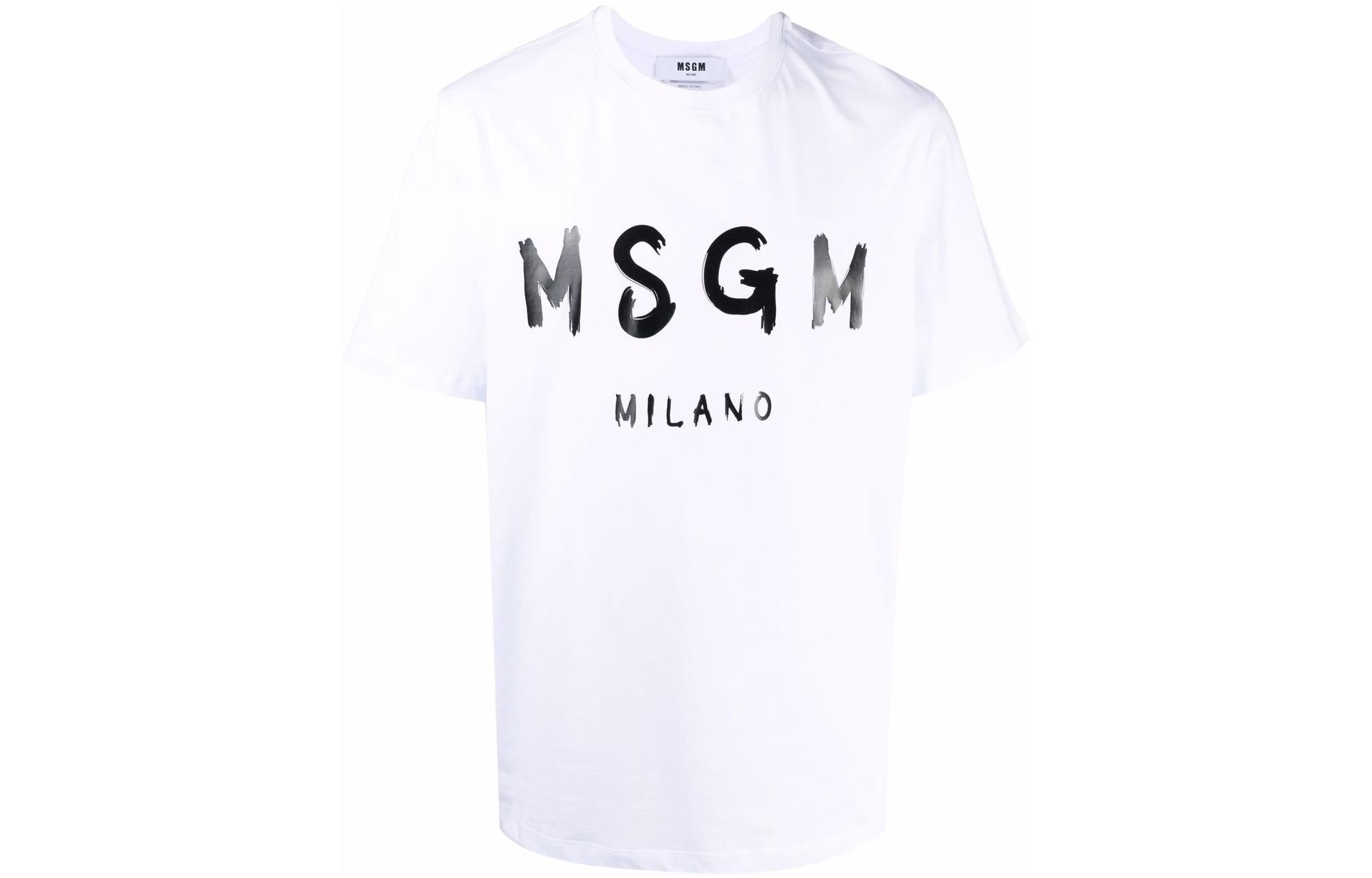 Футболка из хлопка с логотипом MSGM, белый
Футболка из хлопка с логотипом MSGM, белый