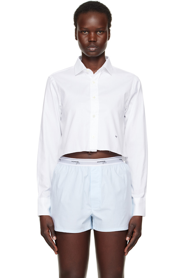 Короткая рубашка Hommegirls, белый
Короткая рубашка Hommegirls, белый