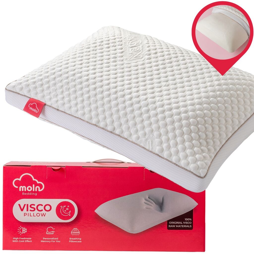 Gowoll Visco Pillow 40x60 Подушка с эффектом памяти Подушка для поддержки шеи высотой 15 см с моющимся чехлом (коллаген) MOLN
Gowoll Visco Pillow 40x60 Подушка с эффектом памяти Подушка для поддержки шеи высотой 15 см с моющимся чехлом (коллаген) MOLN