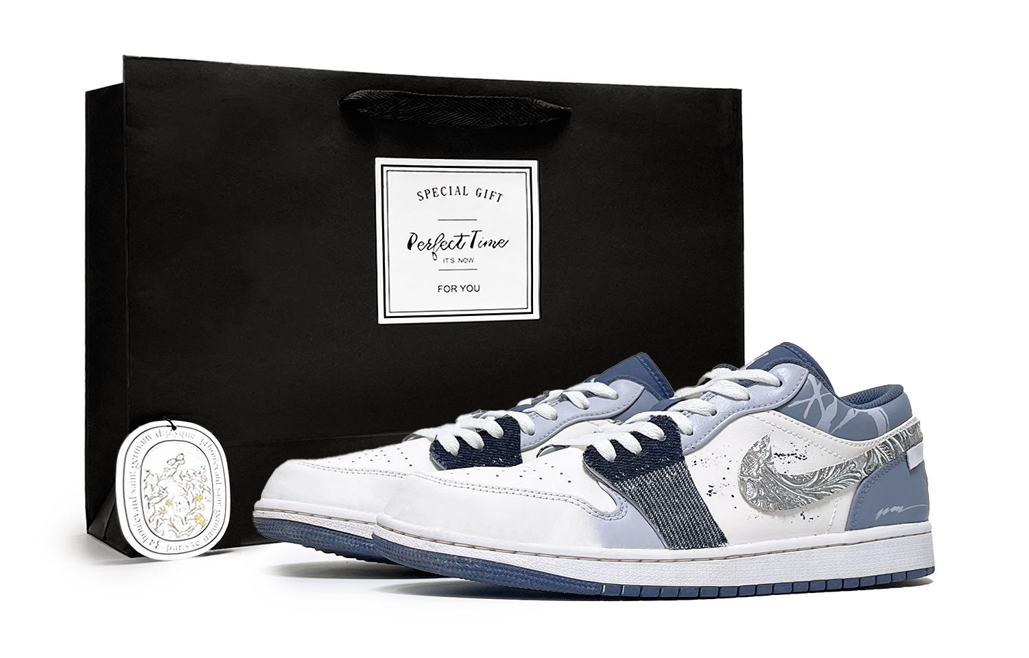 Jordan Баскетбольные кроссовки Air 1 с низким верхом, износостойкие, винтажные, мужские, сине-белые
Jordan Баскетбольные кроссовки Air 1 с низким верхом, износостойкие, винтажные, мужские, сине-белые