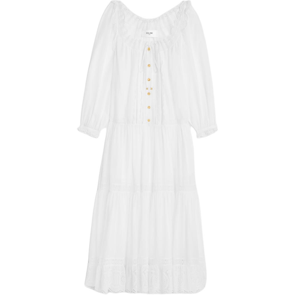 Платье женское Celine с длинными рукавами, белый
Платье женское Celine с длинными рукавами, белый