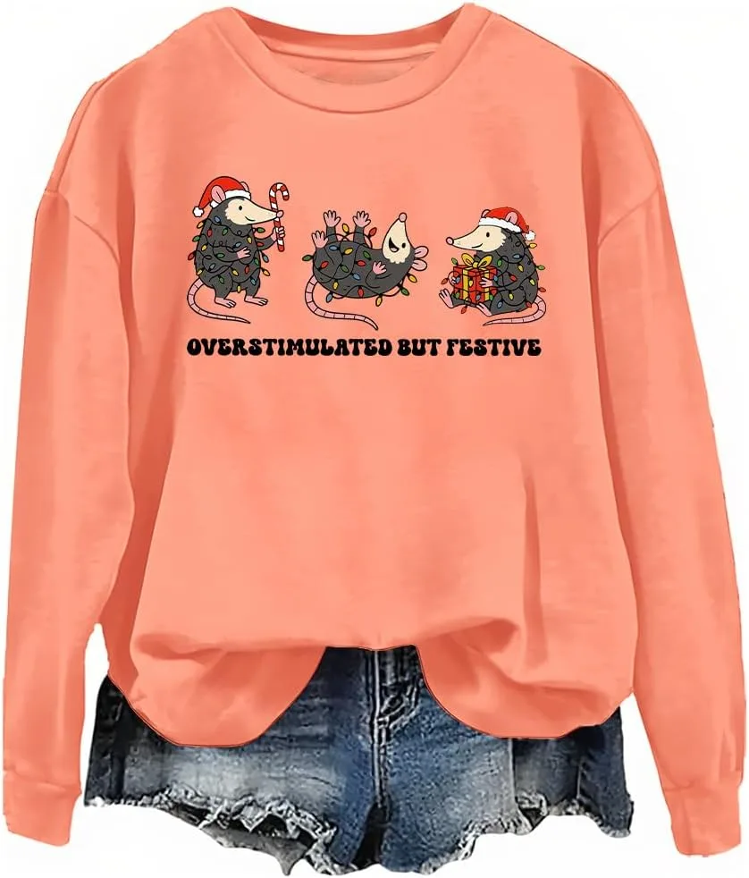 Свитшот с опоссумом "Перевозбужденный, но праздничный" woati
Свитшот с опоссумом "Перевозбужденный, но праздничный" woati