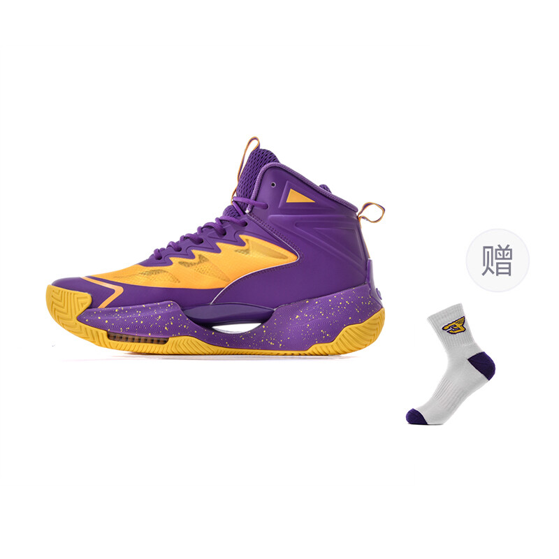 Баскетбольные кроссовки Basketball Shoes Unisex High-Top Jndo, цвет 2309-02 Lakers Purple 
Баскетбольные кроссовки Basketball Shoes Unisex High-Top Jndo, цвет 2309-02 Lakers Purple