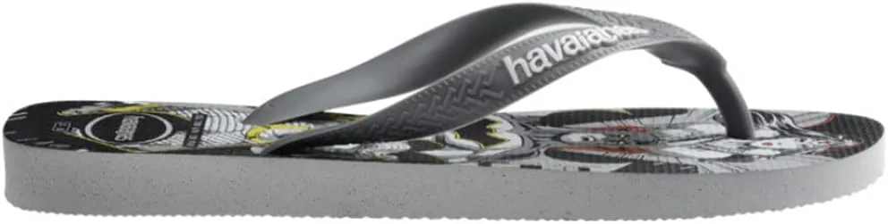 Havaianas - Топ Герои DC Удобные, прочные и легкие шлепанцы с подошвой с героями и злодеями, унисекс, взрослые, серый черный
Havaianas - Топ Герои DC Удобные, прочные и легкие шлепанцы с подошвой с героями и злодеями, унисекс, взрослые, серый черный