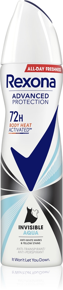 Дезодорант-Спрей с улучшенной защитой для удаления белых и желтых пятен Rexona, aqua 150 мл
Дезодорант-Спрей с улучшенной защитой для удаления белых и желтых пятен Rexona, aqua 150 мл