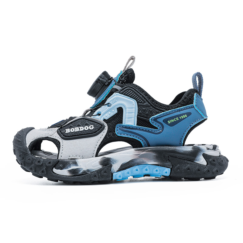 Детские сандалии с низким верхом, нескользящие, дышащие и поддерживающие BOBDOG, черный/синий
Детские сандалии с низким верхом, нескользящие, дышащие и поддерживающие BOBDOG, черный/синий