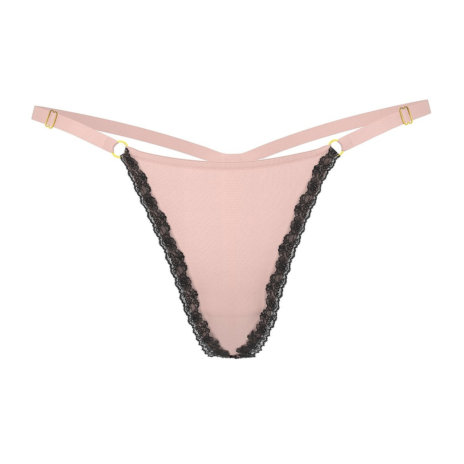 Трусы Victoria's Secret Lace-Trim Adjustable V-String, светло-розовый/черный
Трусы Victoria's Secret Lace-Trim Adjustable V-String, светло-розовый/черный