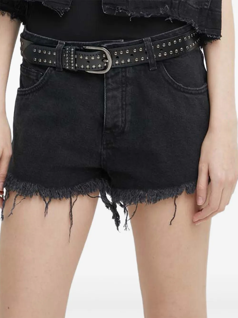 Джинсовые шорты с необработанным краем Aniye By, черный
Джинсовые шорты с необработанным краем Aniye By, черный