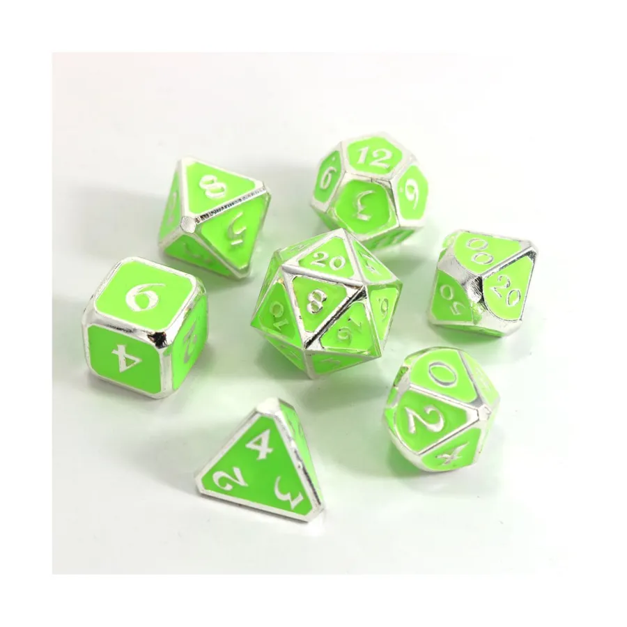 Набор AfterDark Mythica Poly — Neon Rave (7), Metal Poly Dice Sets (Die Hard Dice)
Набор AfterDark Mythica Poly — Neon Rave (7), Metal Poly Dice Sets (Die Hard Dice)