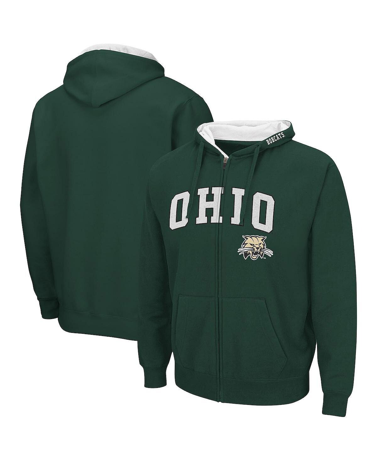 Мужская зеленая толстовка с капюшоном на молнии ohio bobcats arch logo 3.0 Colosseum, зеленый
Мужская зеленая толстовка с капюшоном на молнии ohio bobcats arch logo 3.0 Colosseum, зеленый