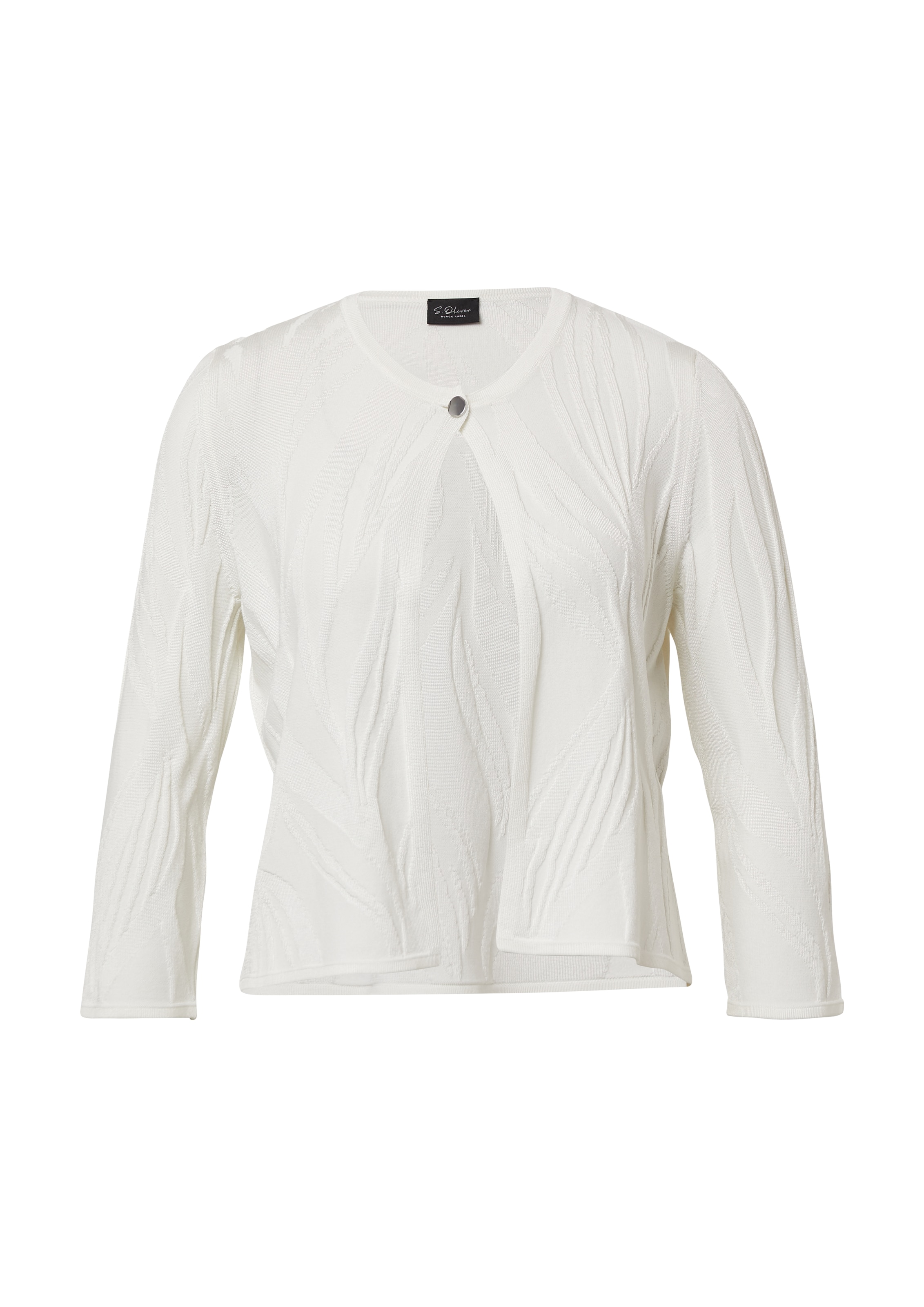 s.Oliver BLACK LABEL Кардиган из трикотажа в цвете экрю
s.Oliver BLACK LABEL Кардиган из трикотажа в цвете экрю