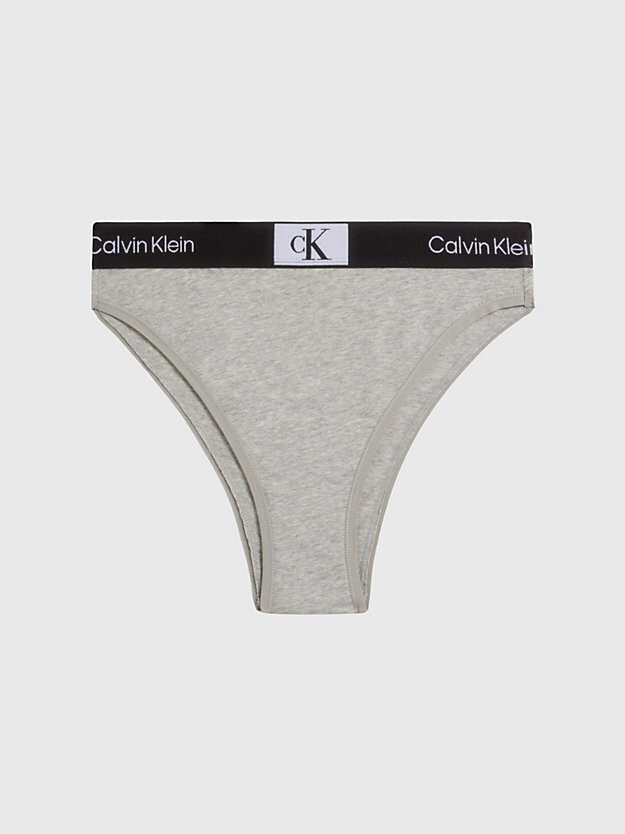 Бразильские трусы с высокой талией - CK96 Calvin Klein, серый
Бразильские трусы с высокой талией - CK96 Calvin Klein, серый