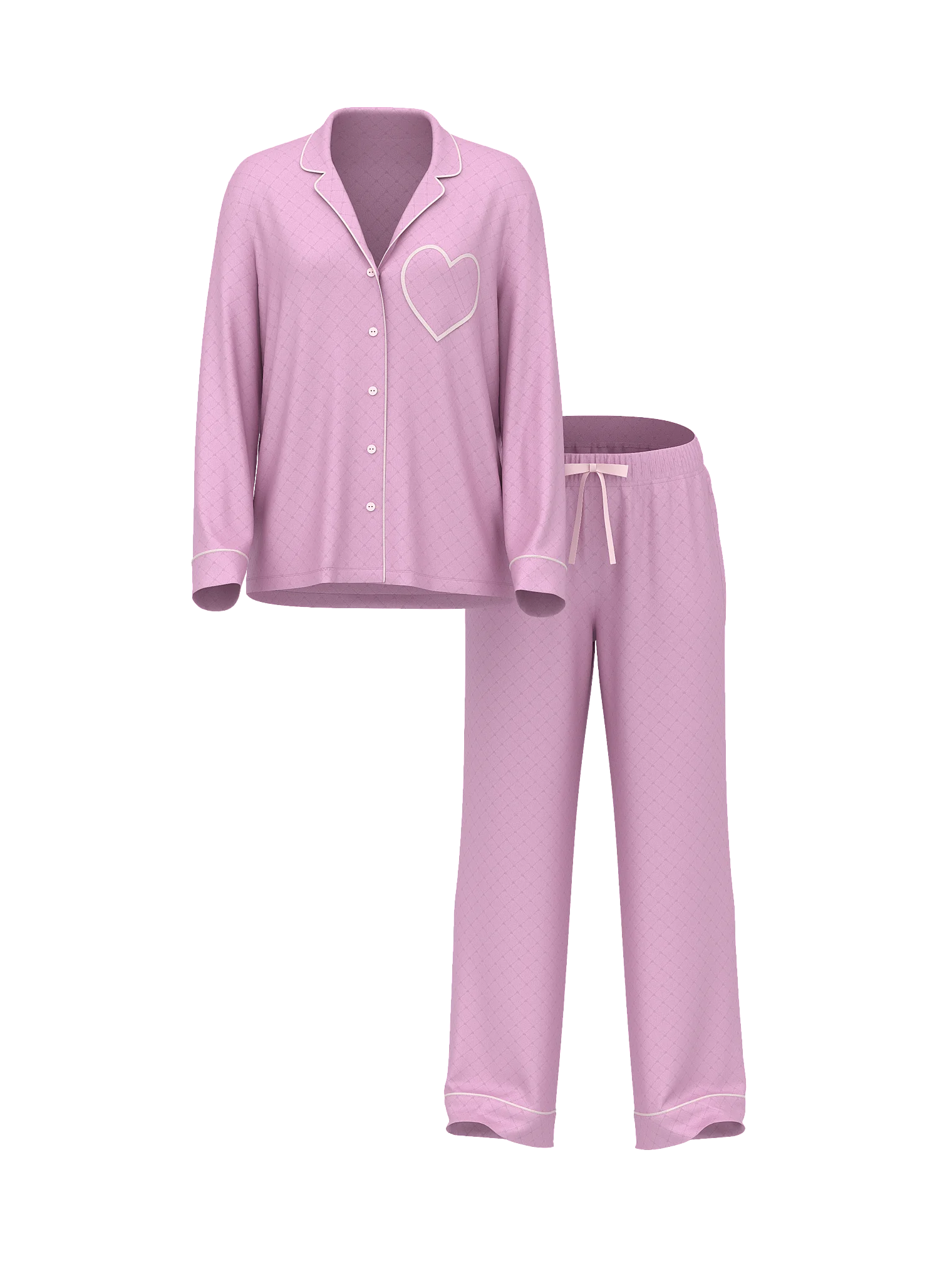 Пижама Victoria's Secret Signature Satin Heart Long, светло-сиреневый
Пижама Victoria's Secret Signature Satin Heart Long, светло-сиреневый