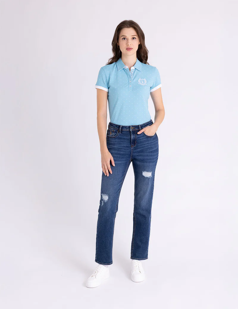 Футболка-поло U.S. Polo Assn Dot Print Collegiate, голубой
Футболка-поло U.S. Polo Assn Dot Print Collegiate, голубой