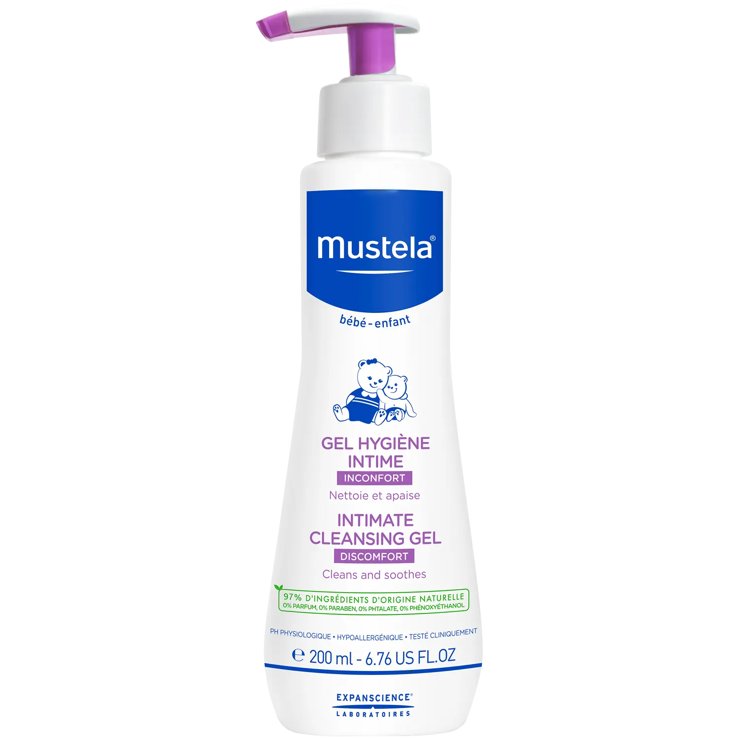 Mustela гель для интимной гигиены, 200 мл
Mustela гель для интимной гигиены, 200 мл