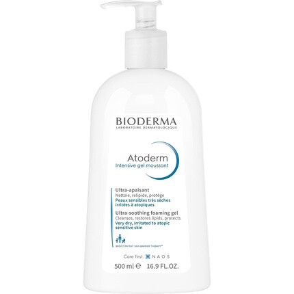 Atoderm Интенсивный пенящийся гель 500мл, Bioderma
Atoderm Интенсивный пенящийся гель 500мл, Bioderma