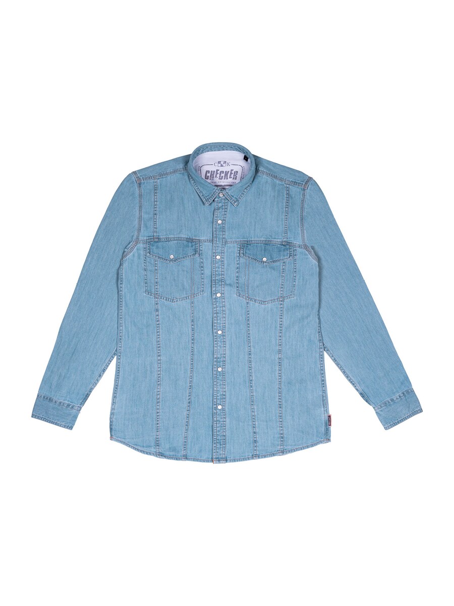 Джинсовая рубашка Checker Regular fit Button Up Shirt Dynasty Denim, светло-синий
Джинсовая рубашка Checker Regular fit Button Up Shirt Dynasty Denim, светло-синий