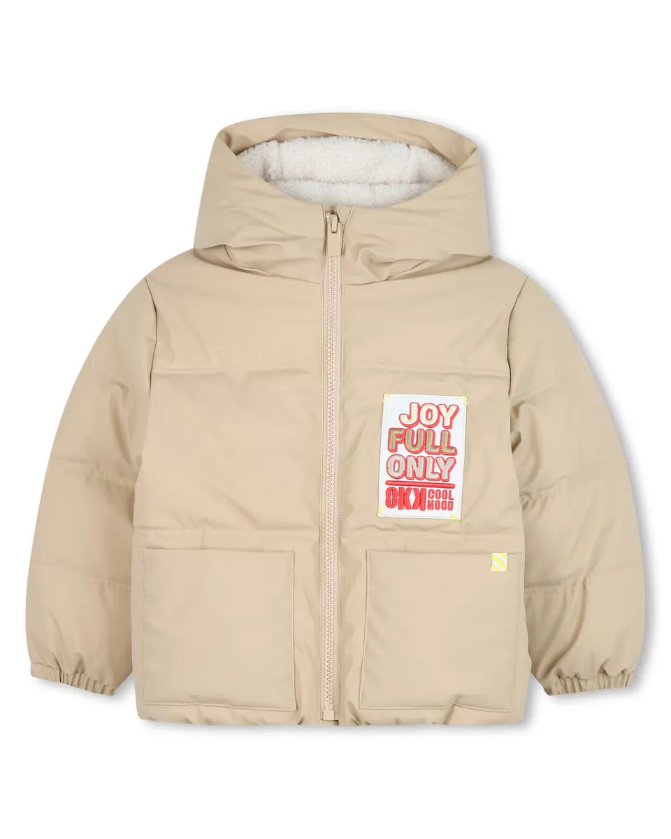 Детский утепленный комбинезон с капюшоном и молнией Billieblush, бежевый
Детский утепленный комбинезон с капюшоном и молнией Billieblush, бежевый