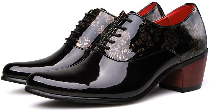 Мужские свадебные туфли с цветочным узором на шнуровке, с кубинским каблуком, блестящие, для вечеринки или официального мероприятия Waolsu, черный
Мужские свадебные туфли с цветочным узором на шнуровке, с кубинским каблуком, блестящие, для вечеринки или официального мероприятия Waolsu, черный