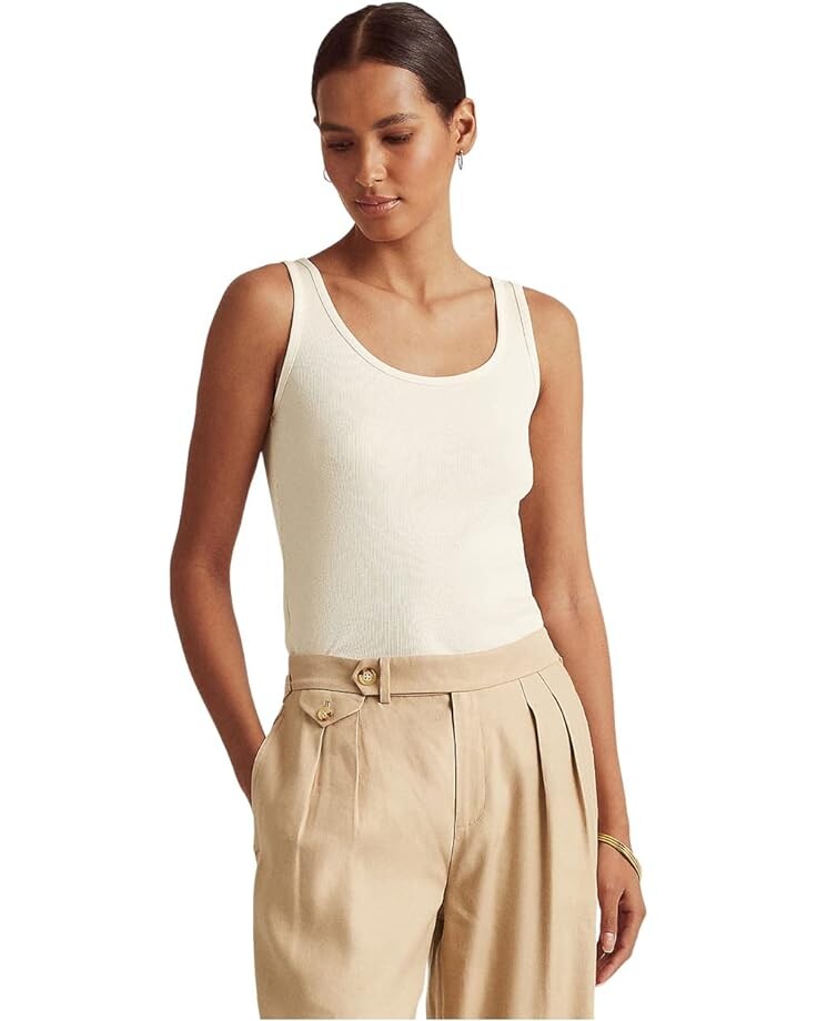 Топ LAUREN Ralph Lauren Cotton-Blend Tank, белый
Топ LAUREN Ralph Lauren Cotton-Blend Tank, белый