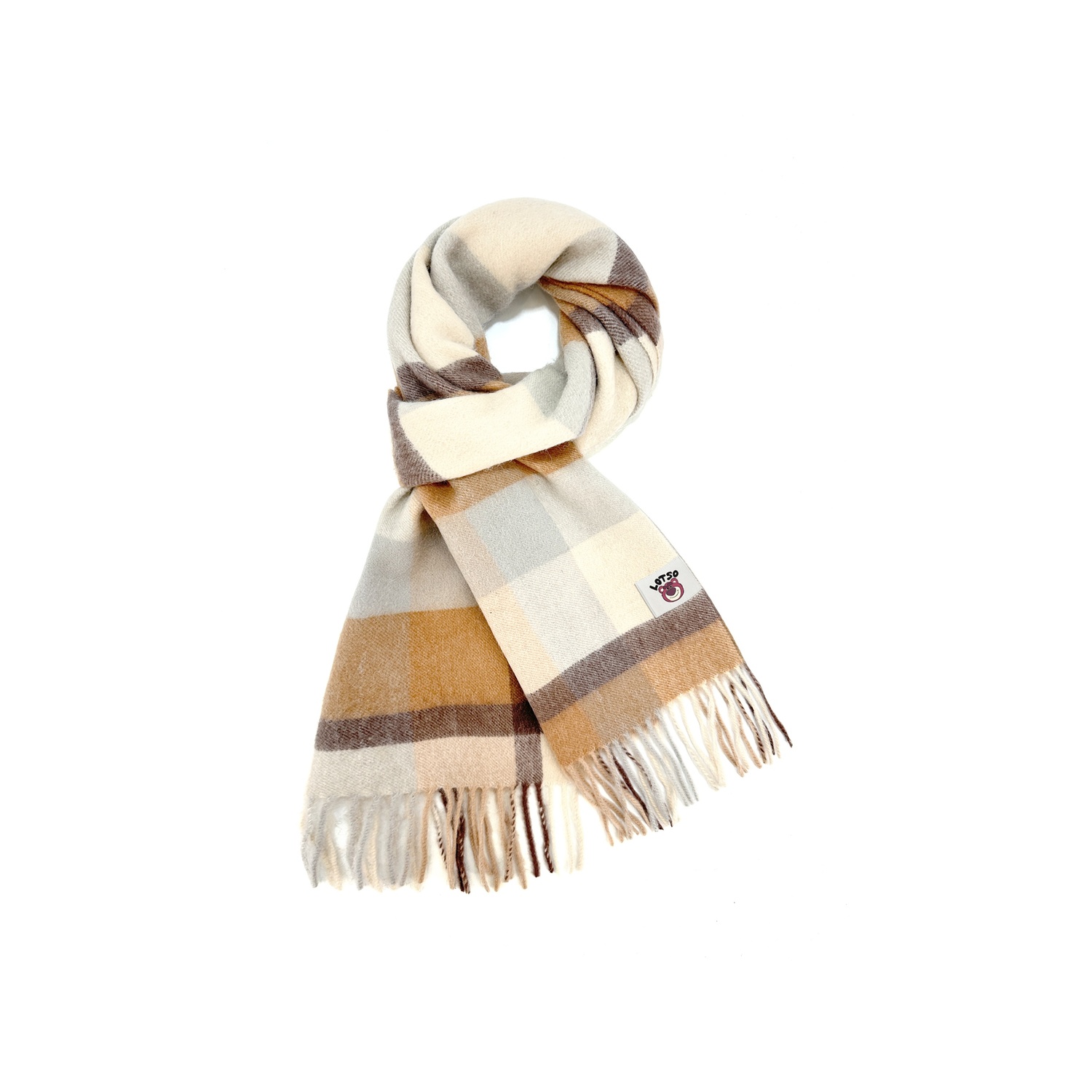 Disney Вязаный шарф унисекс, Camel Gray Plaid
Disney Вязаный шарф унисекс, Camel Gray Plaid