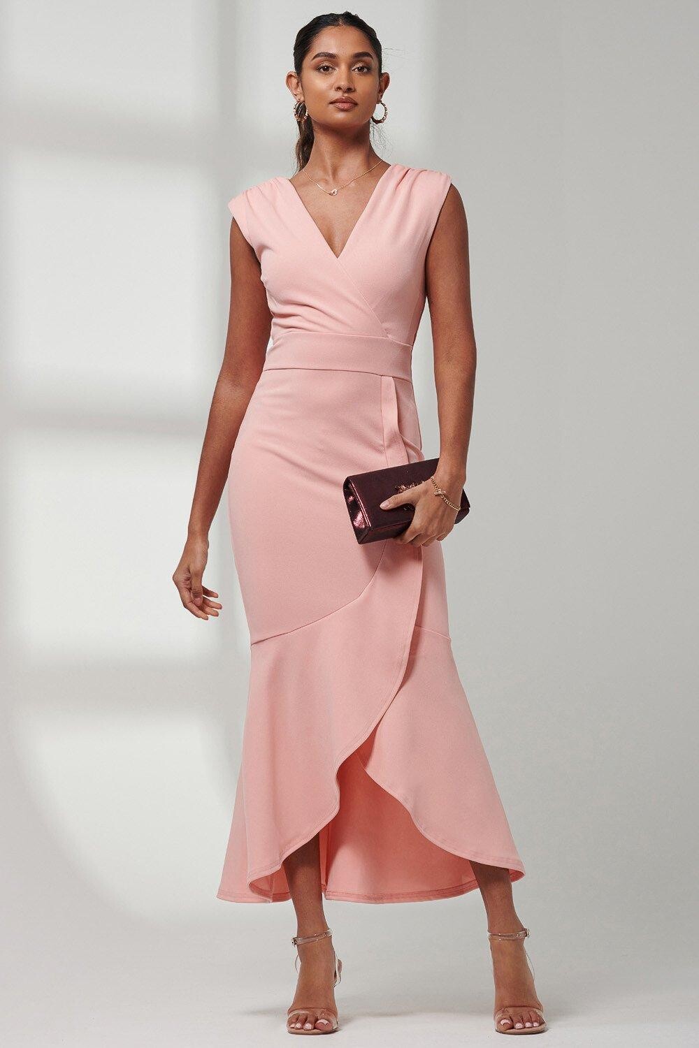 Платье макси Mabruka с оборками «рыбий хвост» Jolie Moi, розовый
Платье макси Mabruka с оборками «рыбий хвост» Jolie Moi, розовый