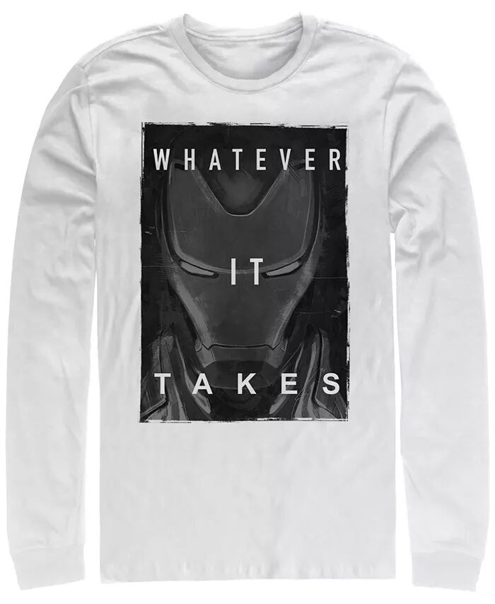 Мужская футболка с длинным рукавом Marvel Avengers Endgame Iron Man Whatever It Takes Fifth Sun, белый
Мужская футболка с длинным рукавом Marvel Avengers Endgame Iron Man Whatever It Takes Fifth Sun, белый