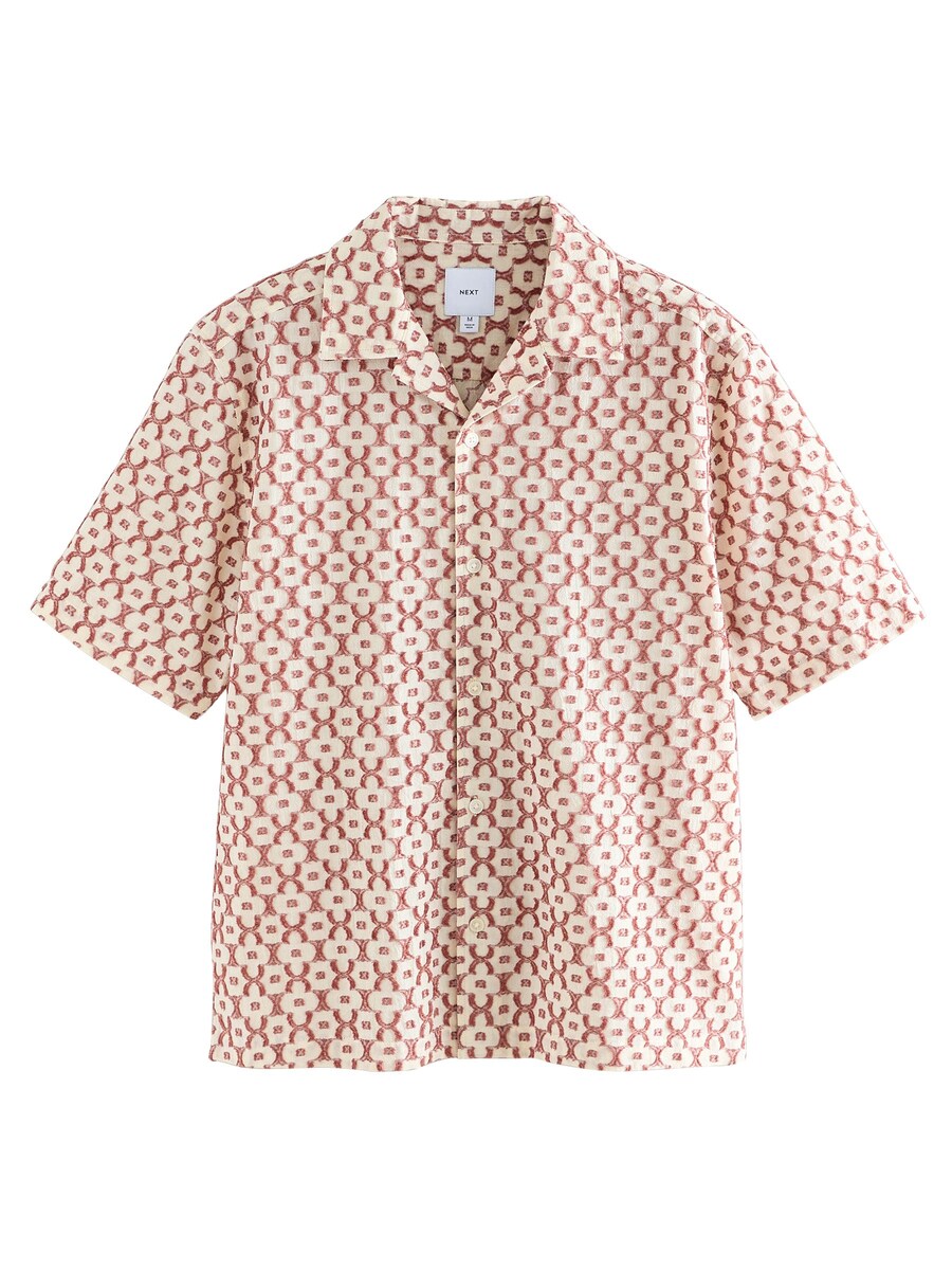 Рубашка обычного кроя на пуговицах Next, красный
Рубашка обычного кроя на пуговицах Next, красный
