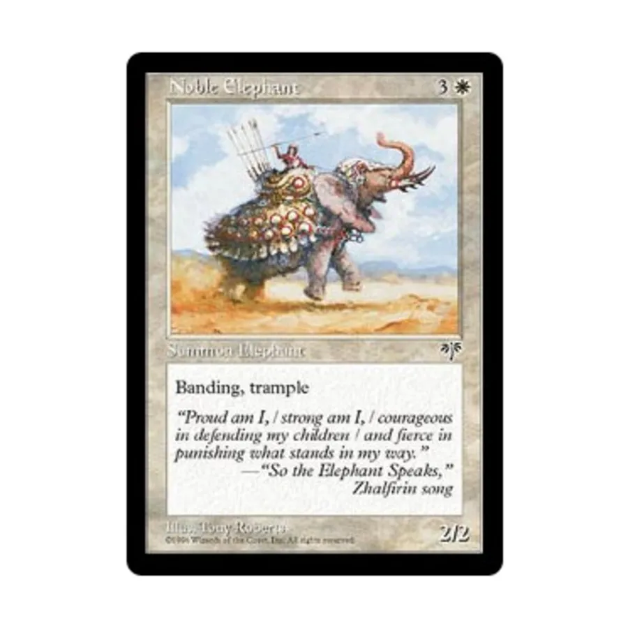 CCG Благородный слон (К), MTG - Mirage
CCG Благородный слон (К), MTG - Mirage