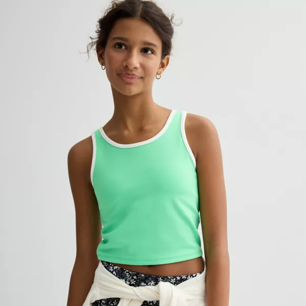 Детская майка с вшитым бюстгальтером для девочек 7-20 лет Tek Gear, цвет mint confetti
Детская майка с вшитым бюстгальтером для девочек 7-20 лет Tek Gear, цвет mint confetti