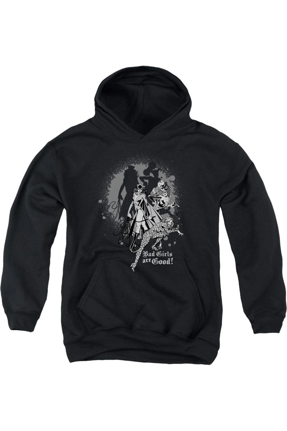 Толстовка с капюшоном DC Comics «Плохие девчонки - хорошие» Gildan, черный
Толстовка с капюшоном DC Comics «Плохие девчонки - хорошие» Gildan, черный