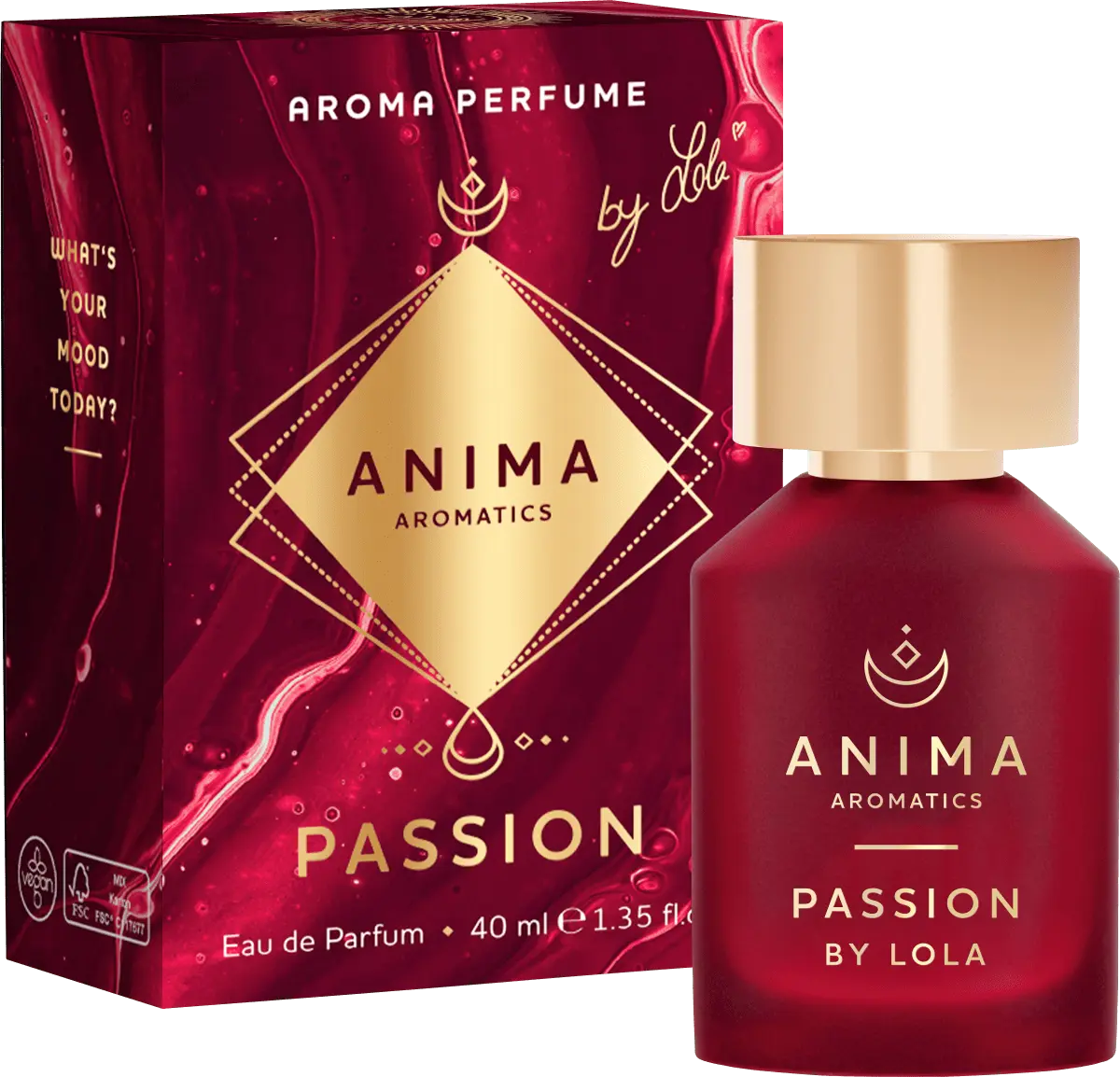 Passion by Lola парфюмированная вода 40 мл Anima Aromatics
Passion by Lola парфюмированная вода 40 мл Anima Aromatics