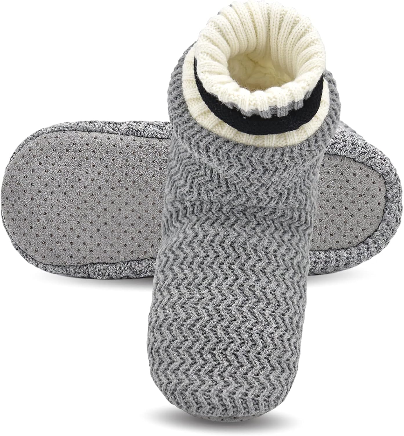 Мужские тапочки-носки Keyela, мягкие, уютные, толстые, для дома с противоскользящей подошвой, серый
Мужские тапочки-носки Keyela, мягкие, уютные, толстые, для дома с противоскользящей подошвой, серый