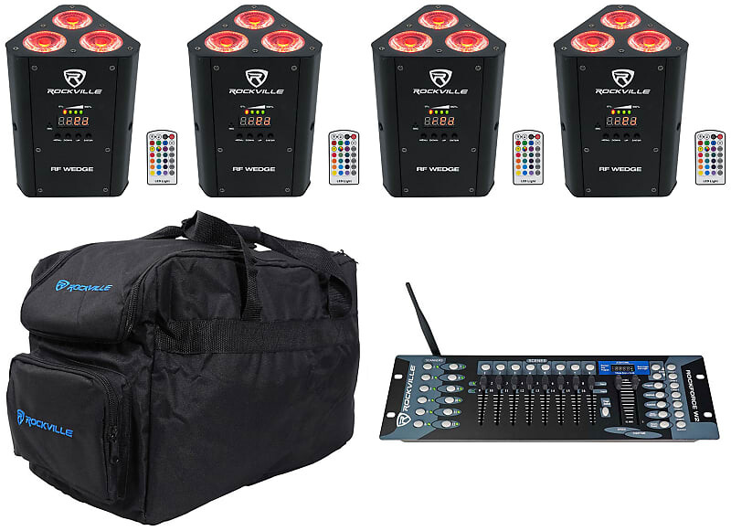 Комплект Rockville RF WEDGE BLACK RGBWA + UV Battery Wireless DMX Lights + Сумки + Контроллер RF WEDGE BLACK + Rockforce W2 + RLB30
Комплект Rockville RF WEDGE BLACK RGBWA + UV Battery Wireless DMX Lights + Сумки + Контроллер RF WEDGE BLACK + Rockforce W2 + RLB30
