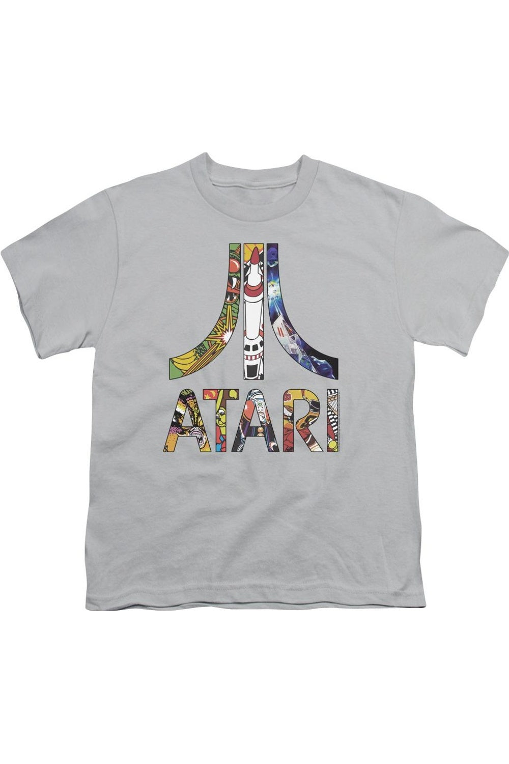 Футболка Atari с принтом, детская, короткий рукав Gildan, серебряный
Футболка Atari с принтом, детская, короткий рукав Gildan, серебряный