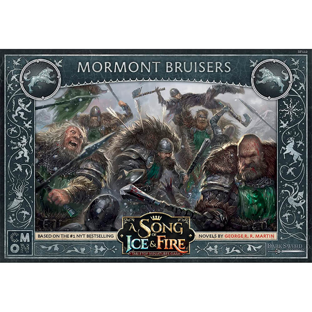 Дополнительный набор к CMON A Song of Ice and Fire Tabletop Miniatures Game, Mormont Bruisers
Дополнительный набор к CMON A Song of Ice and Fire Tabletop Miniatures Game, Mormont Bruisers