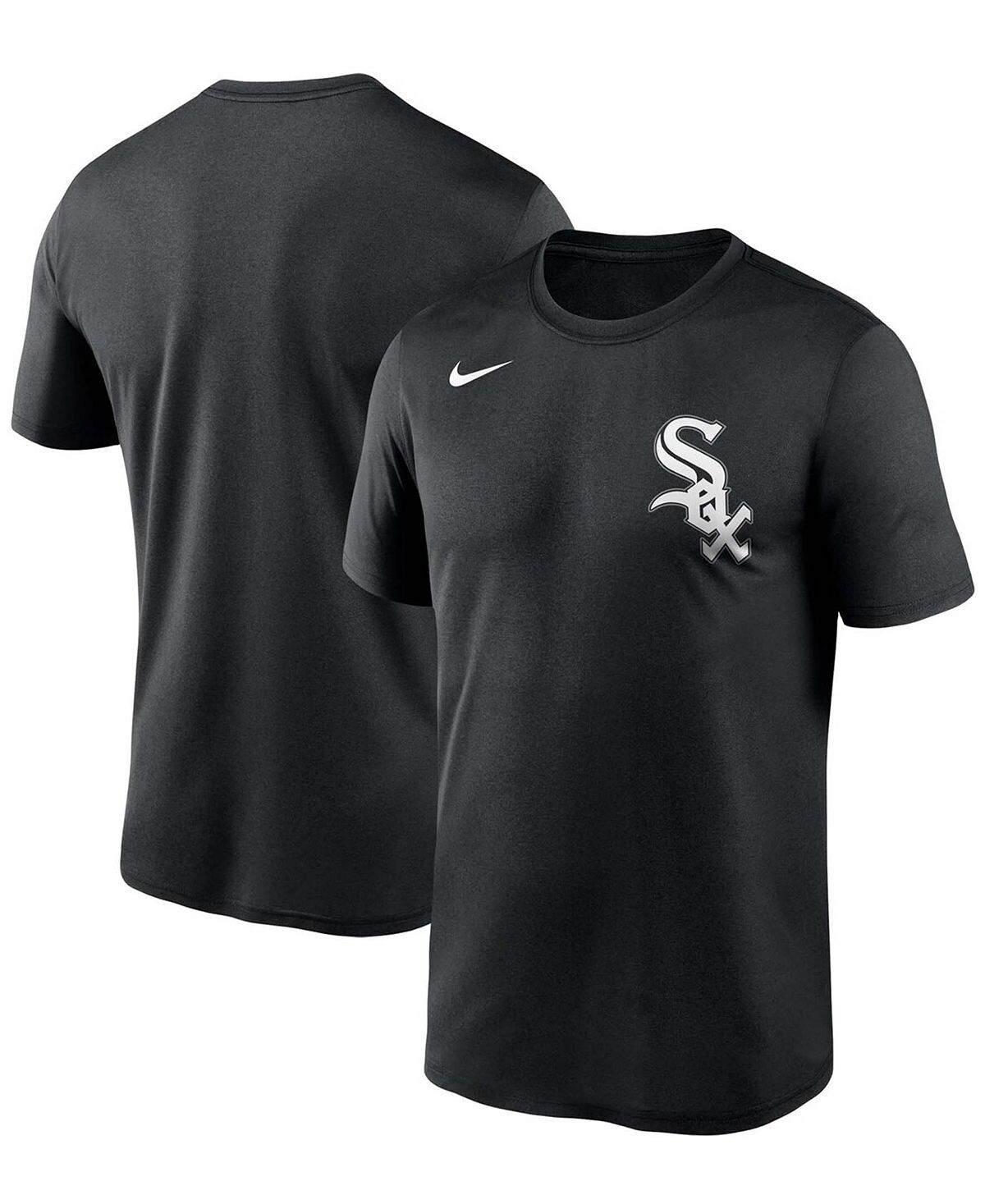 Мужская черная футболка chicago white sox wordmark legend Nike, черный 
Мужская черная футболка chicago white sox wordmark legend Nike, черный