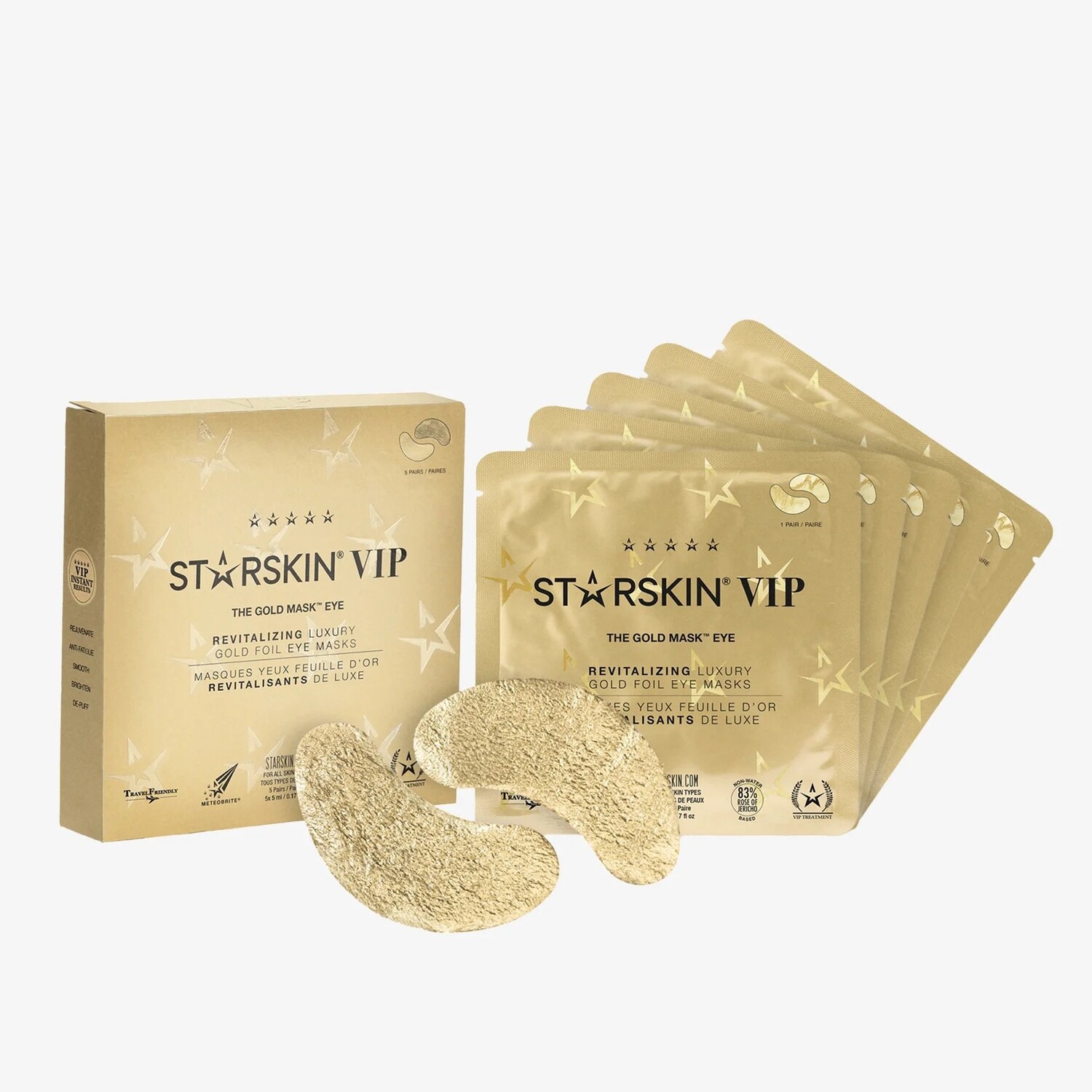 Набор масок для глаз Starskin The Gold, 5 предметов
Набор масок для глаз Starskin The Gold, 5 предметов